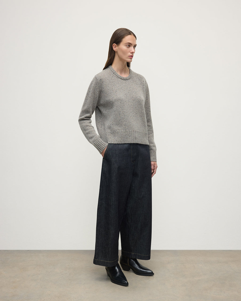 Donegal Cashmere Grey Jumper