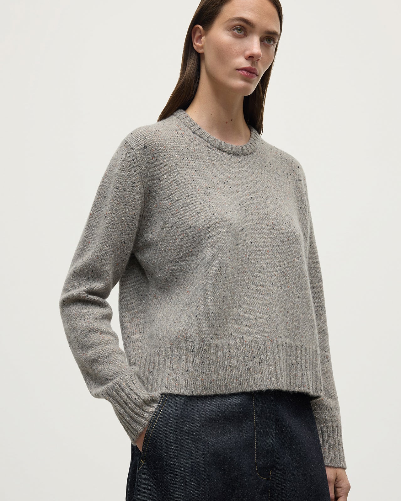 Donegal Cashmere Grey Jumper