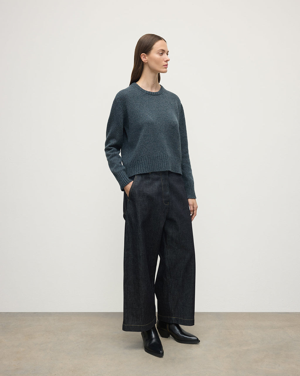 Donegal Cashmere Blue Jumper