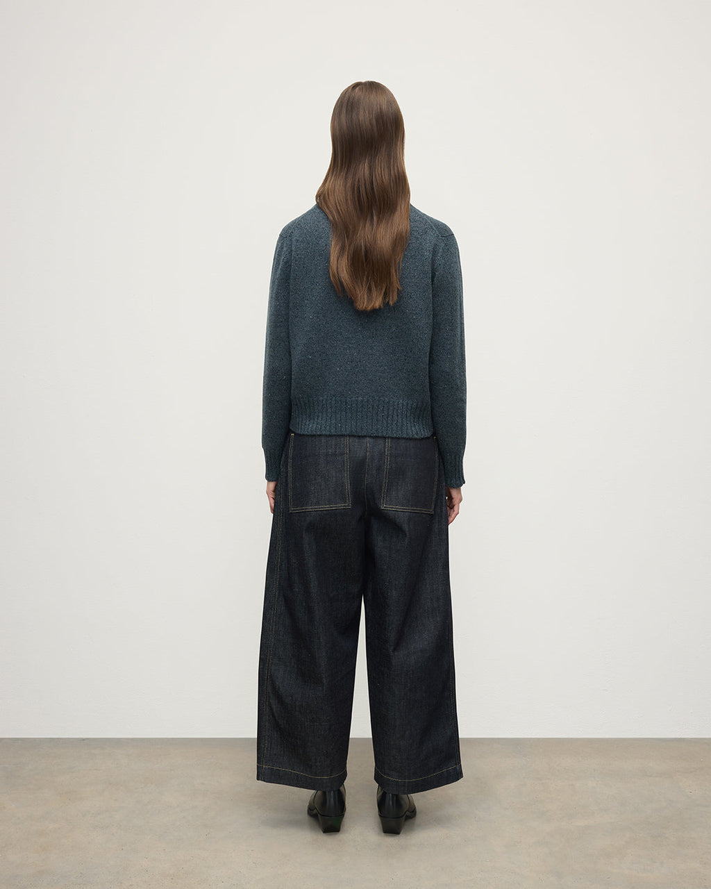 Donegal Cashmere Blue Jumper