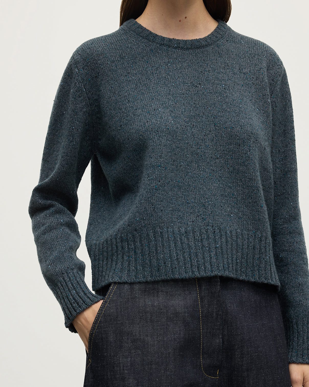Donegal Cashmere Blue Jumper