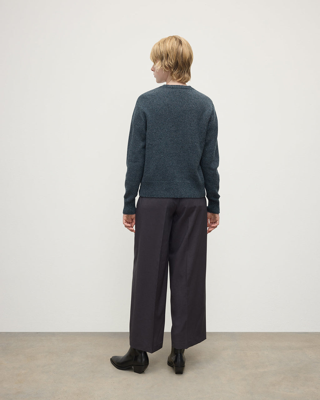 Donegal Cashmere Blue Cardigan