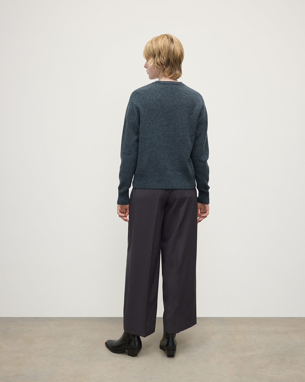 Donegal Cashmere Blue Cardigan