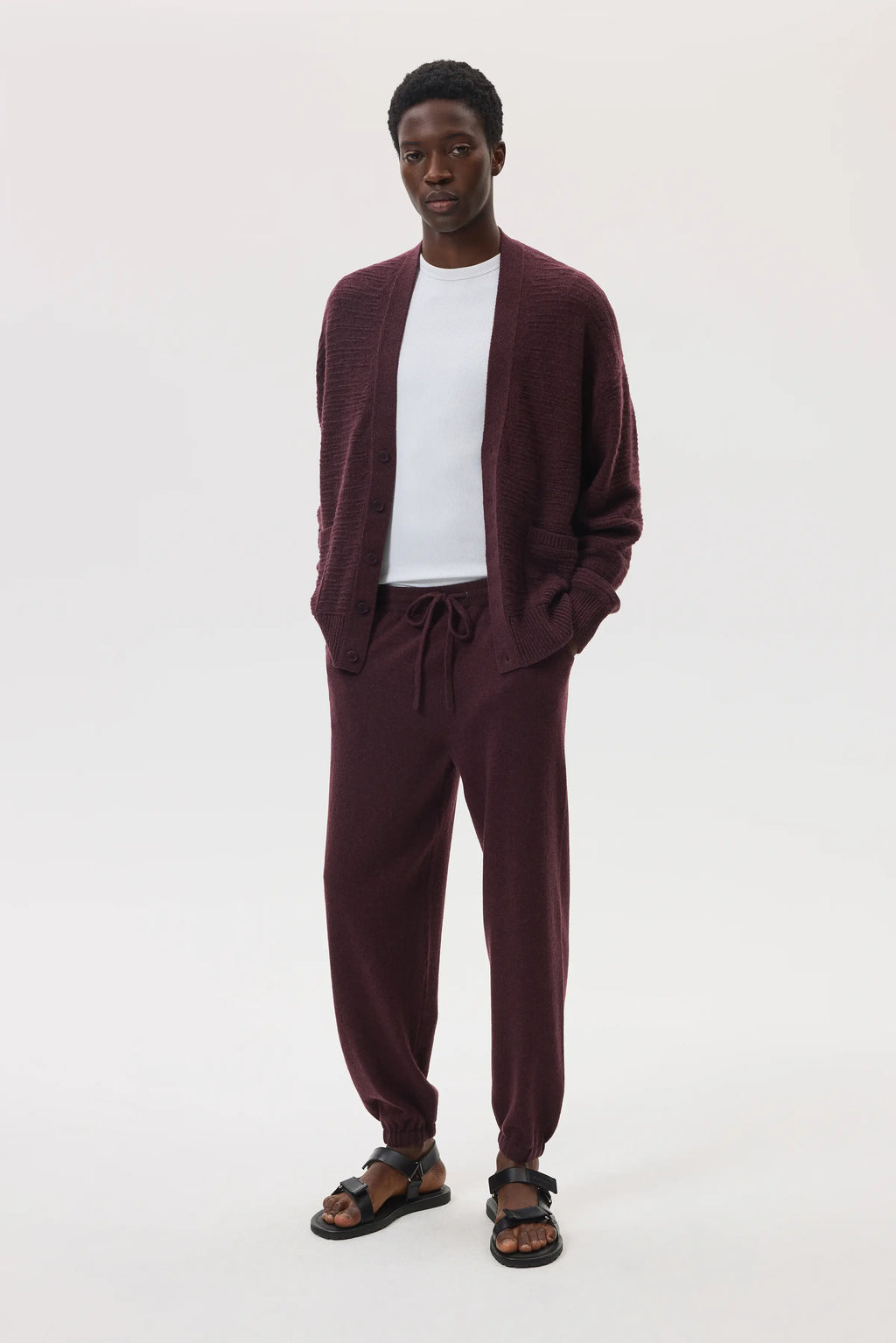 Textured Cashmere Cardigan