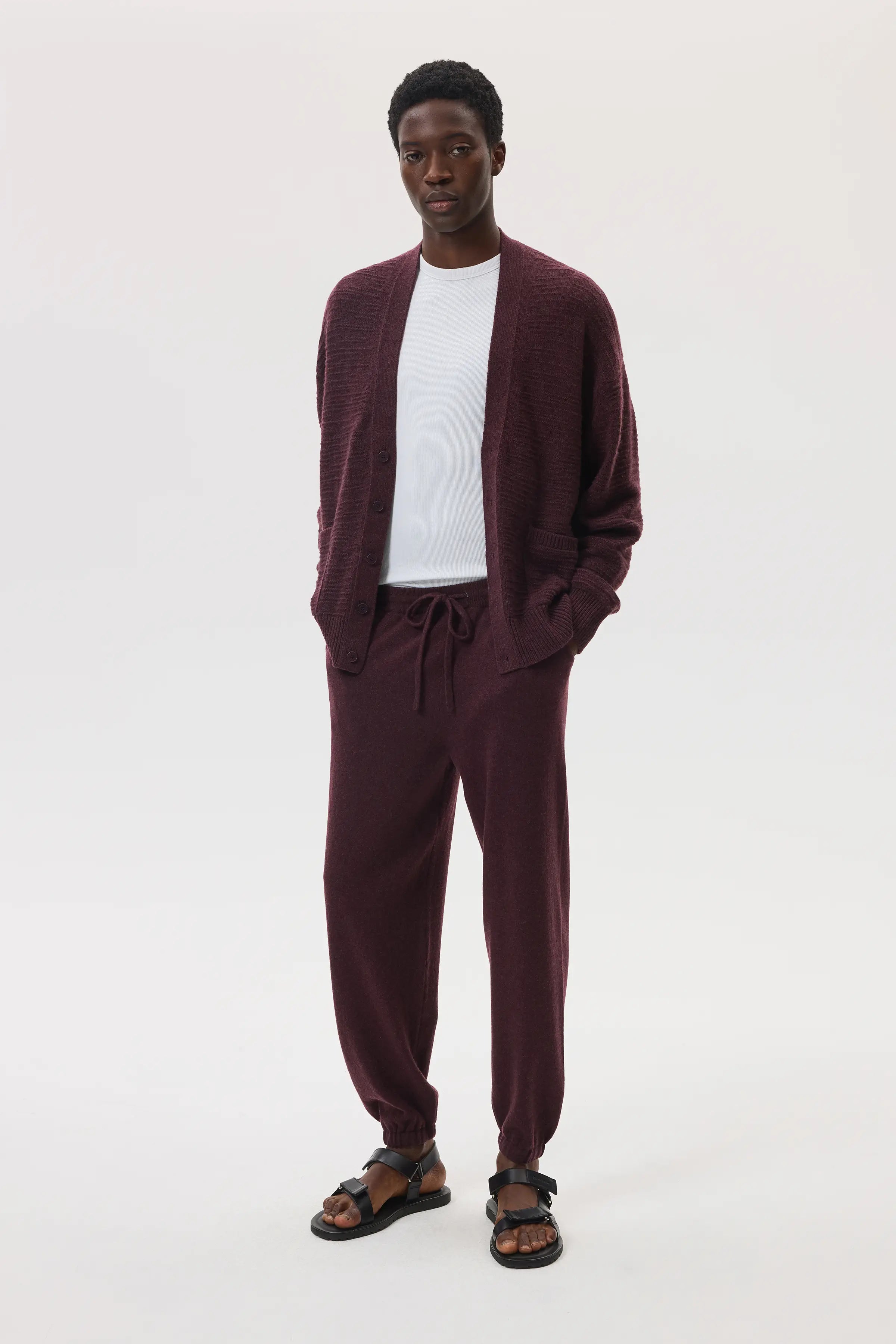 Textured Cashmere Cardigan