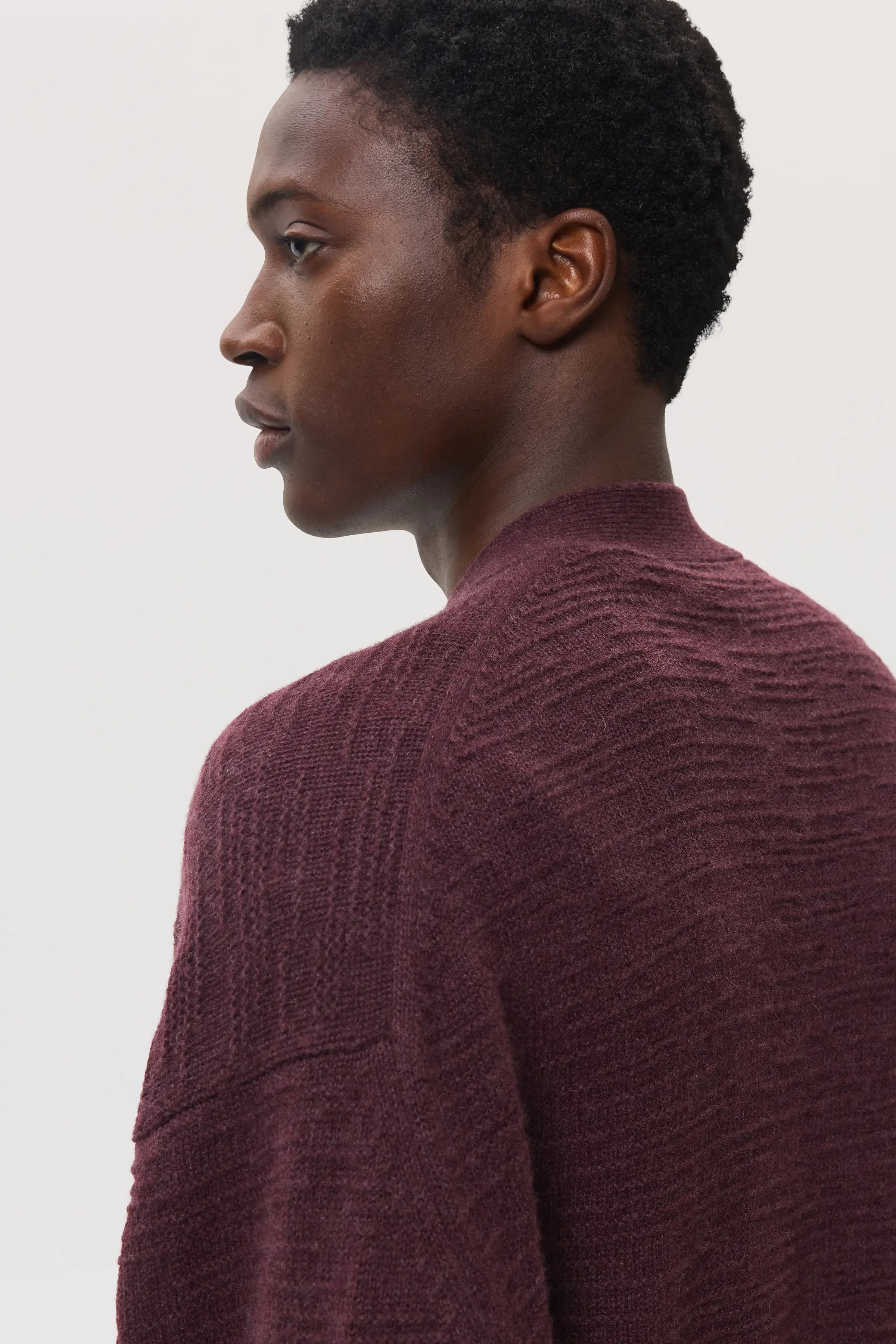 Textured Cashmere Cardigan