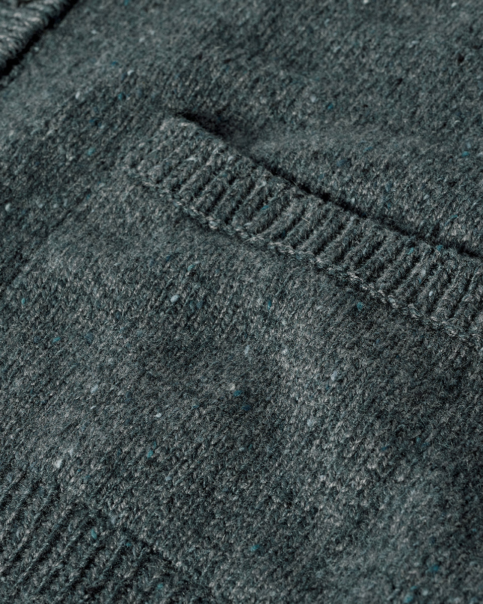 Donegal Cashmere Blue Cardigan