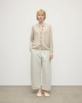 Donegal Cashmere Cream Cardigan