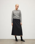 Lecht Grey Cashmere Crew Jumper