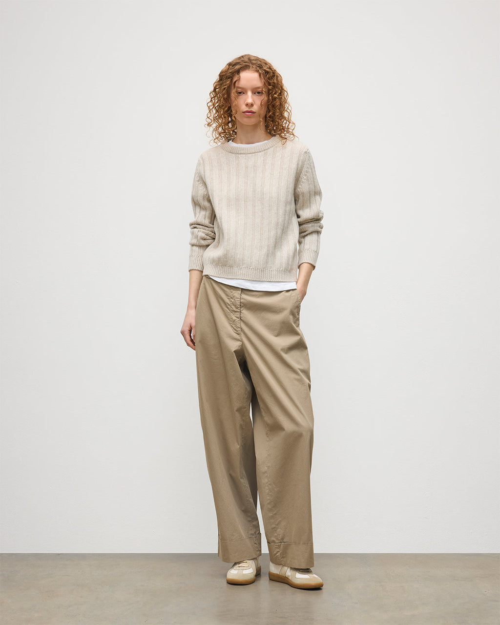 Lecht Natural Cashmere Crew Jumper