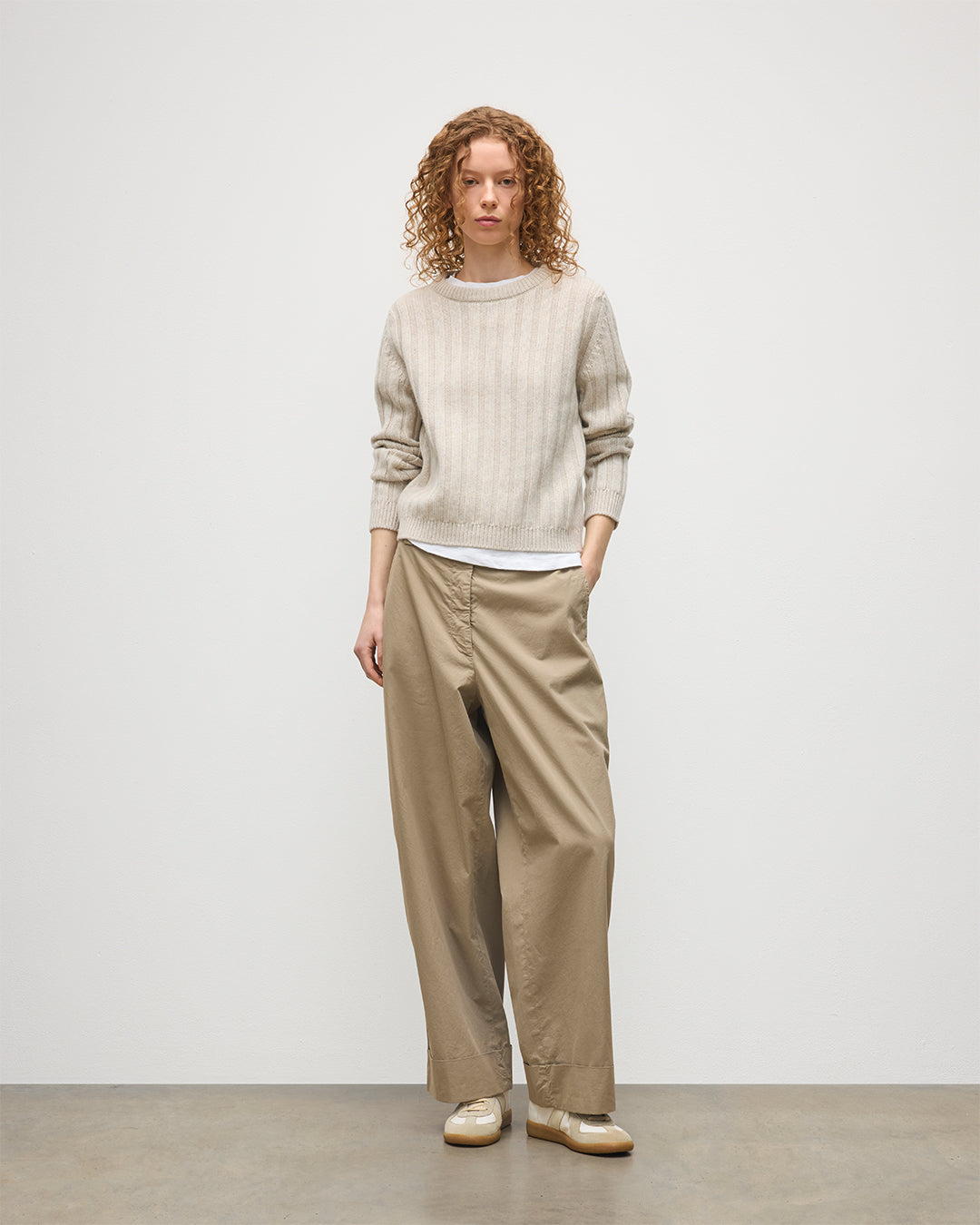Lecht Natural Cashmere Crew Jumper