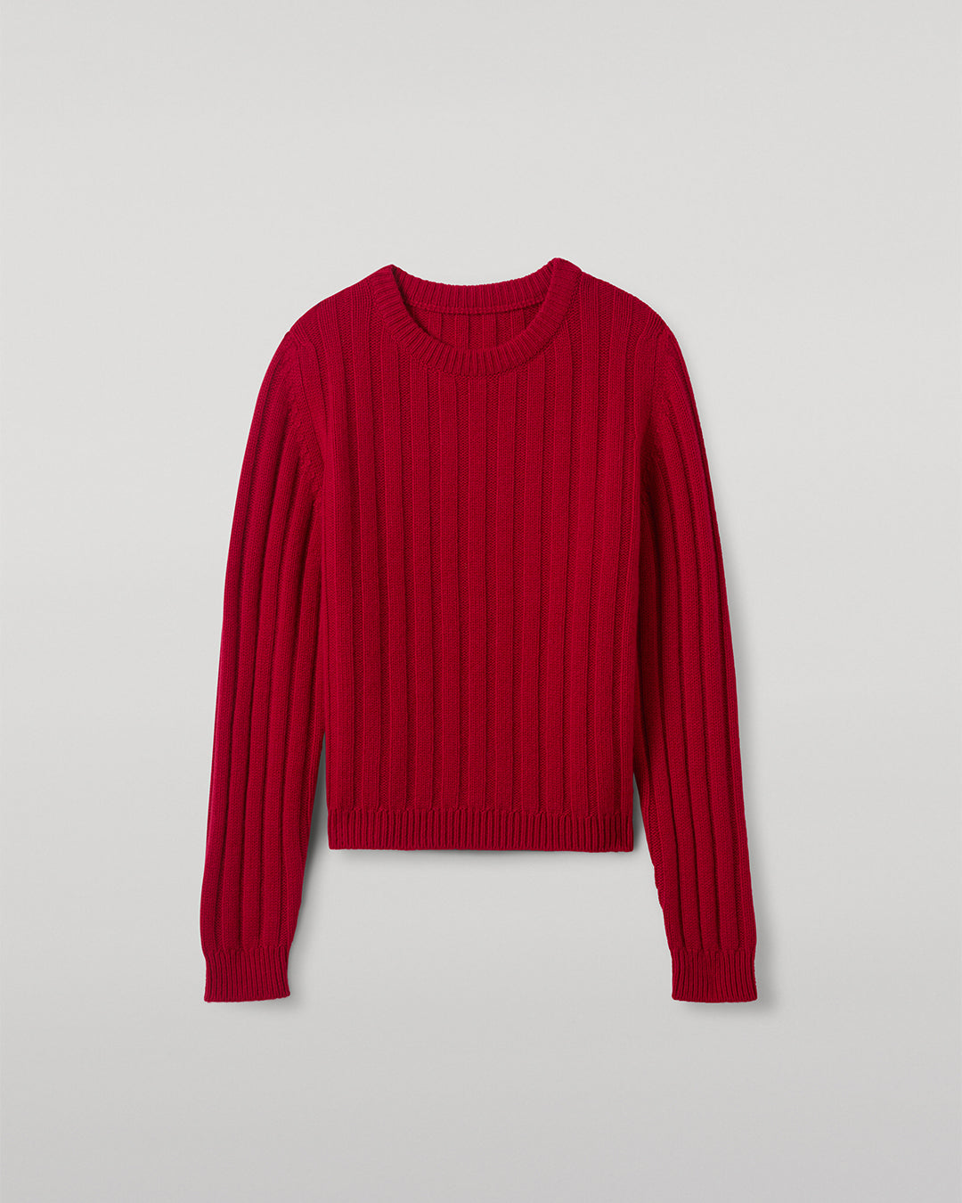 Lecht Red Cashmere Crew Jumper