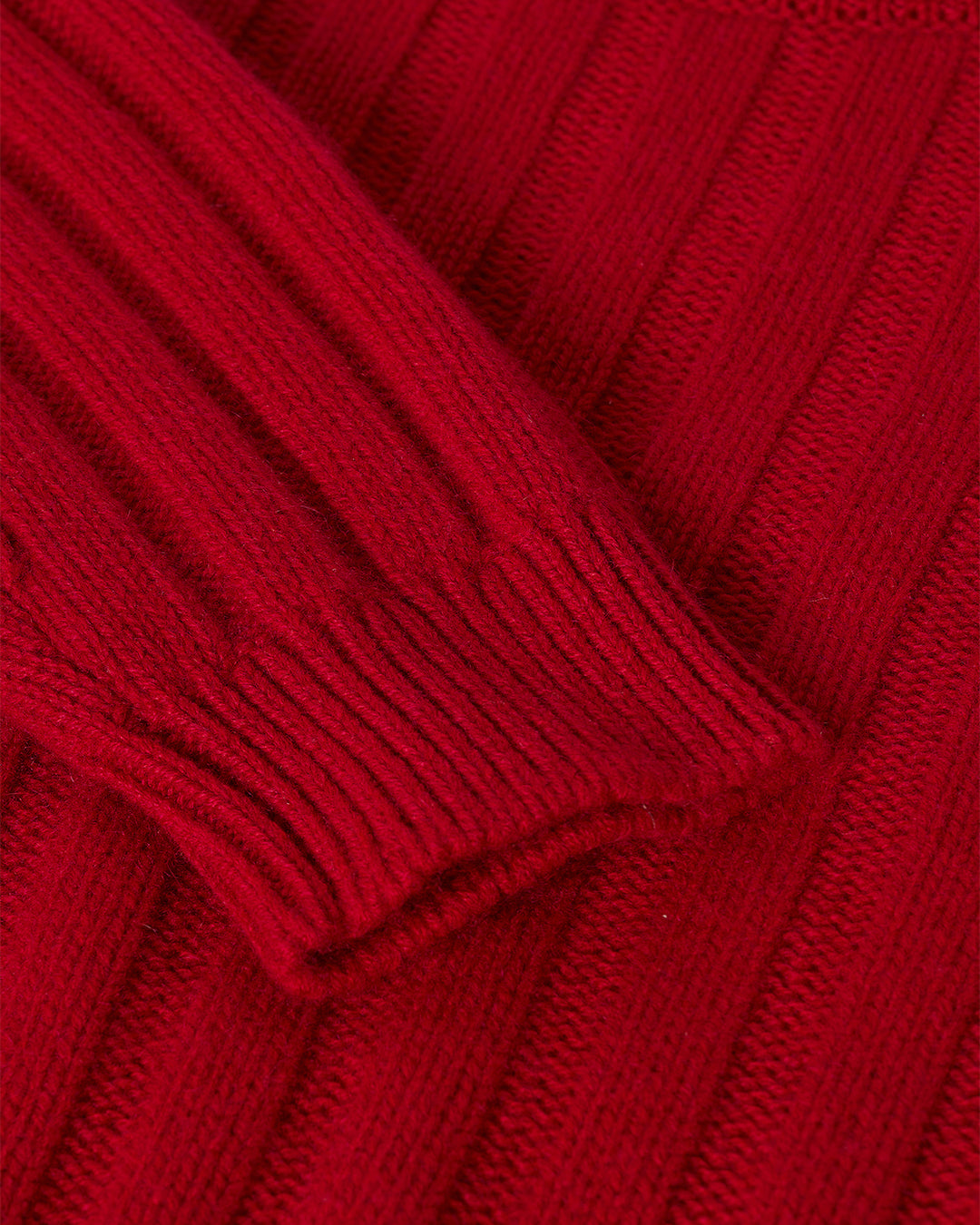 Lecht Red Cashmere Crew Jumper