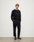 Summit Black & Blue Cashmere Jumper