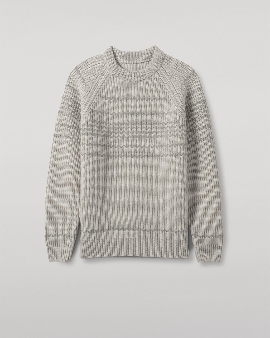 Summit Natural & Grey Cashmere Jumper