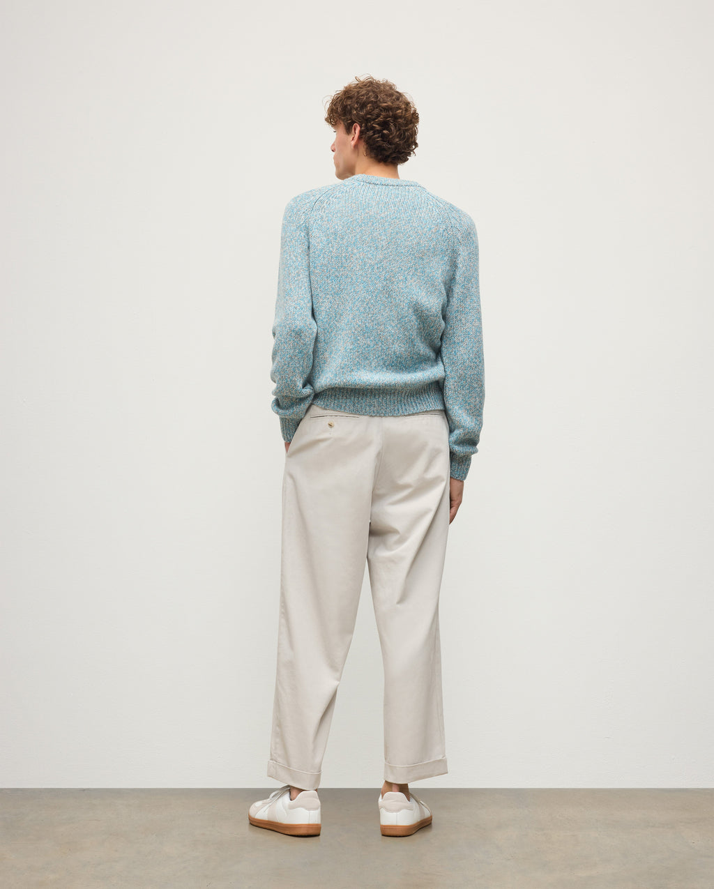 Fyfe Bright Blue Cashmere Jumper