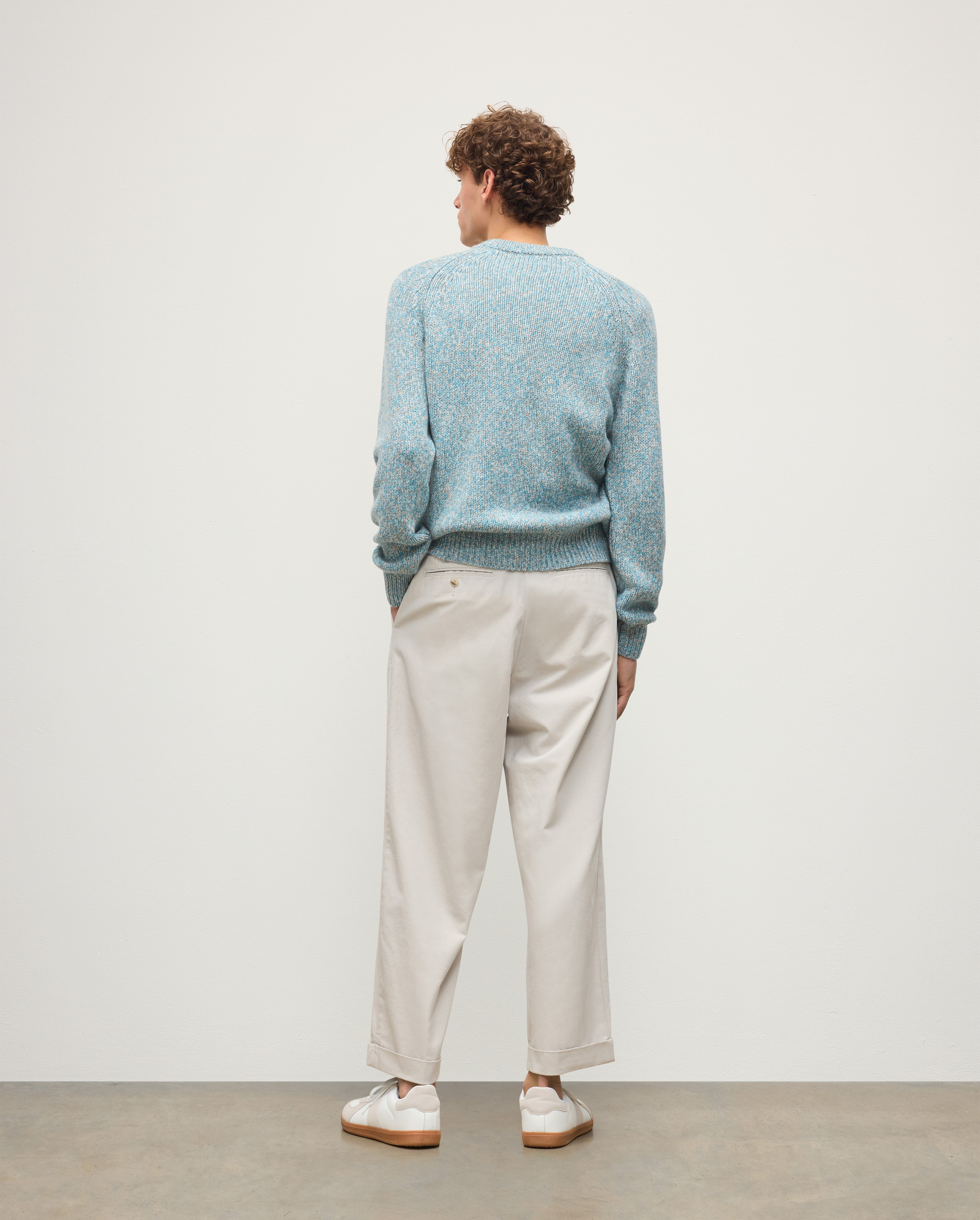 Fyfe Bright Blue Cashmere Jumper