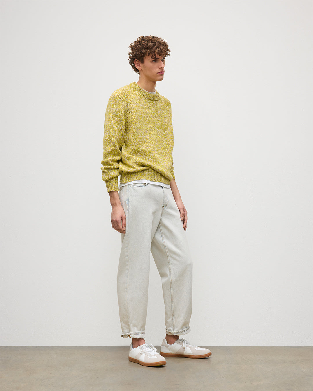 Fyfe Yellow Cashmere Jumper