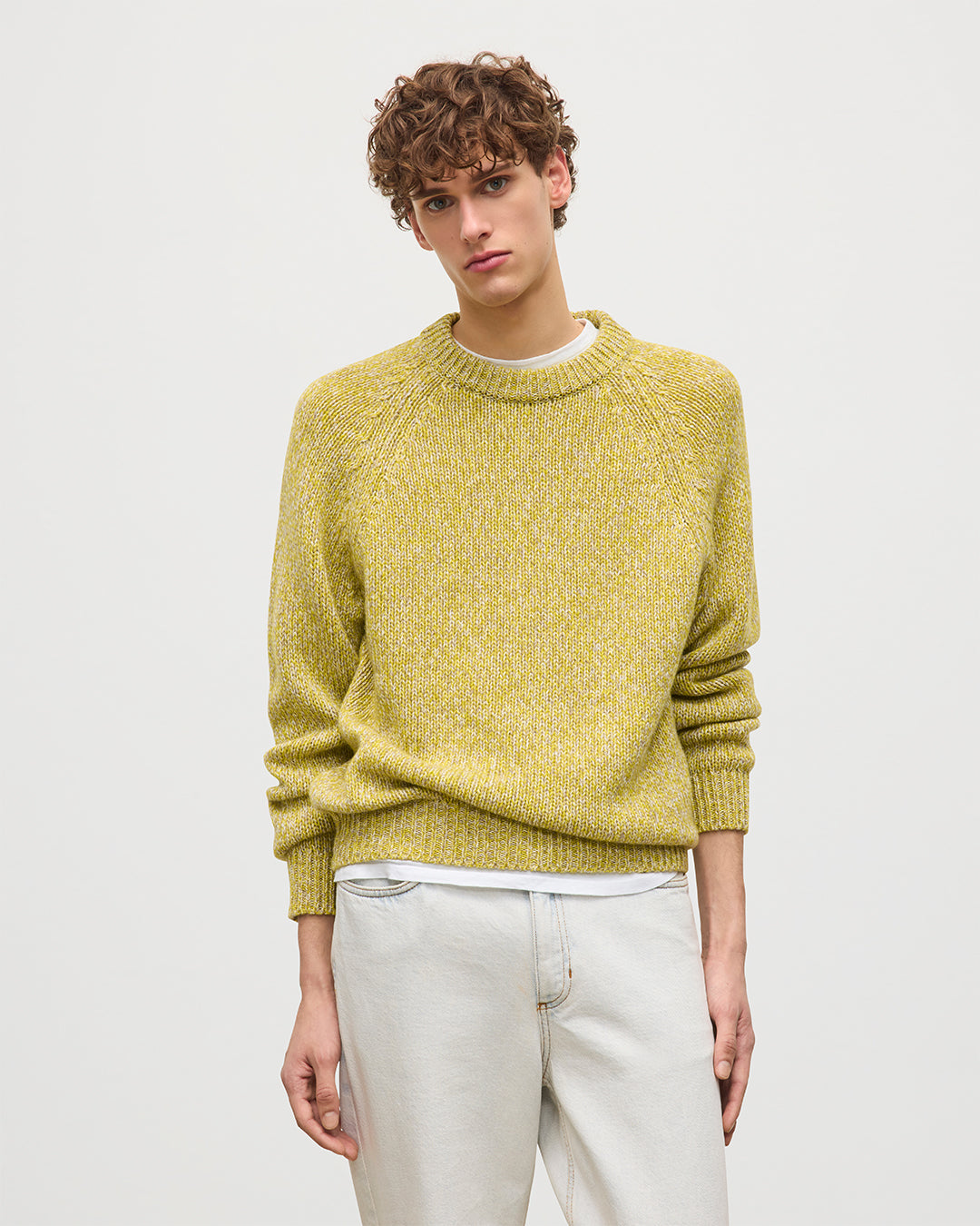 Fyfe Yellow Cashmere Jumper