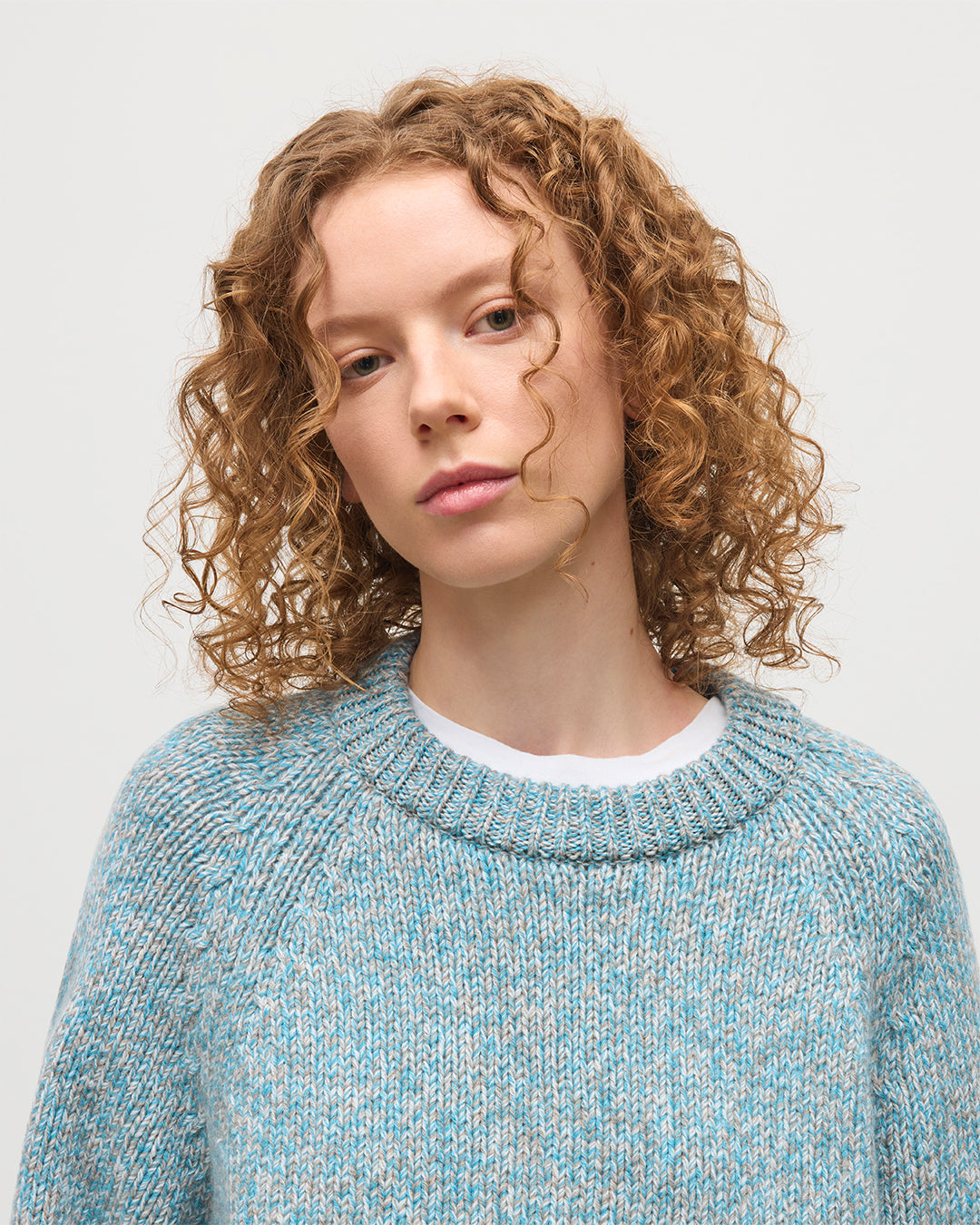 Fyfe Bright Blue Cashmere Jumper