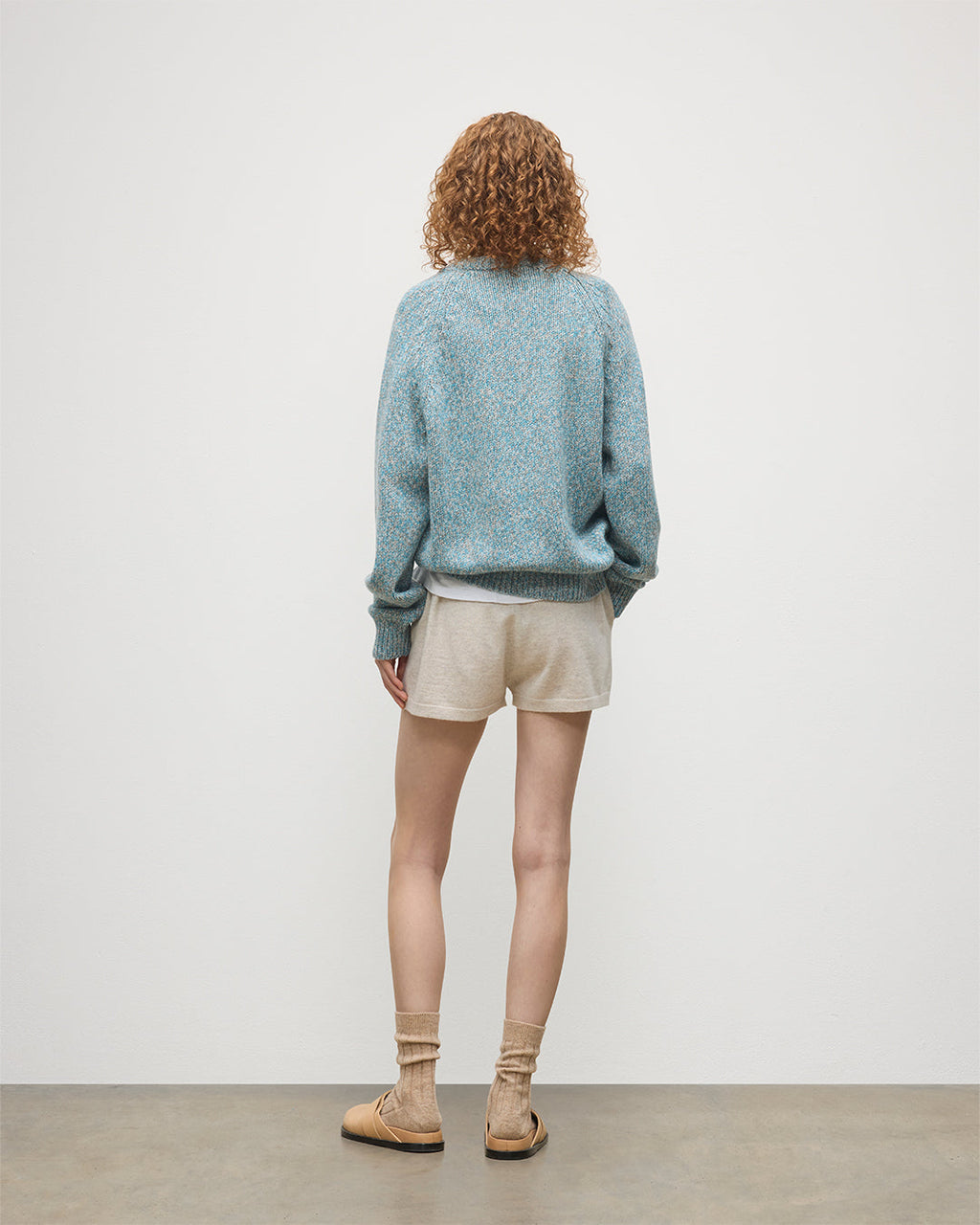 Fyfe Bright Blue Cashmere Jumper