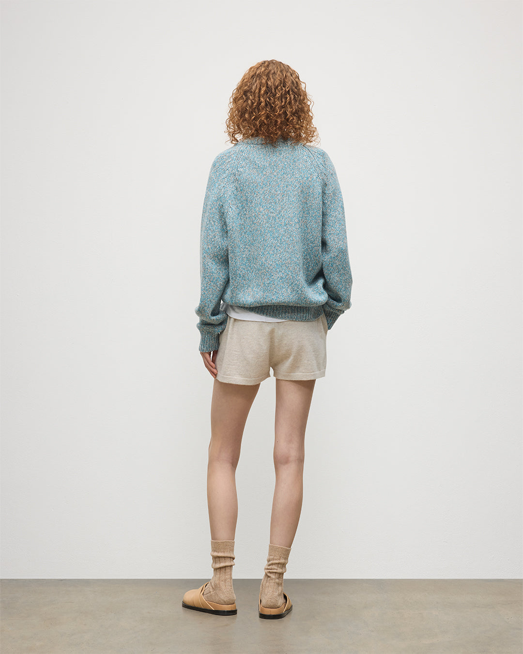 Fyfe Bright Blue Cashmere Jumper
