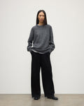 Fyfe Dark Navy Marl Cashmere Jumper