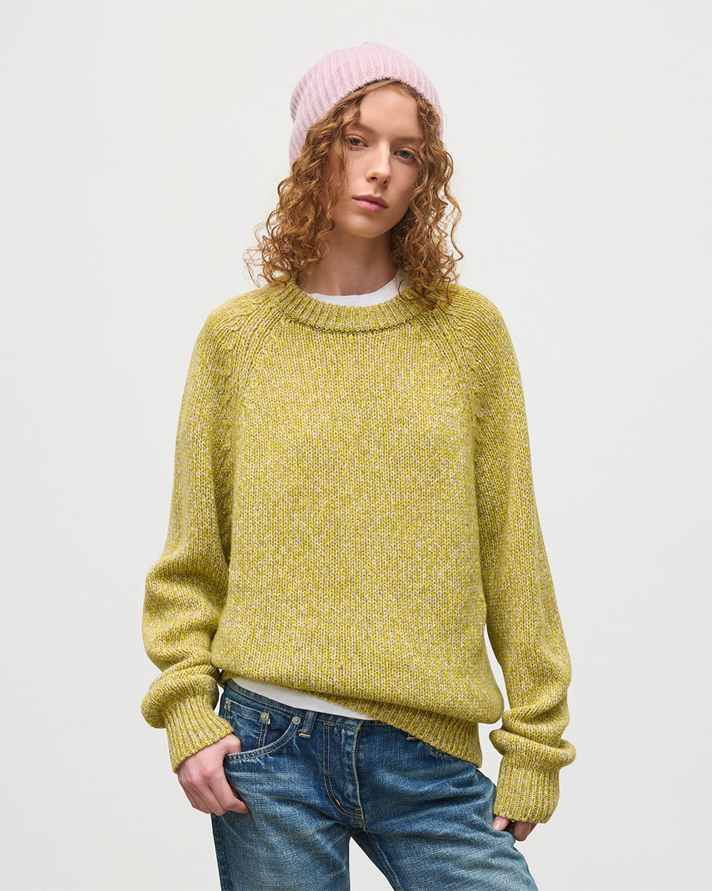 Fyfe Yellow Cashmere Jumper