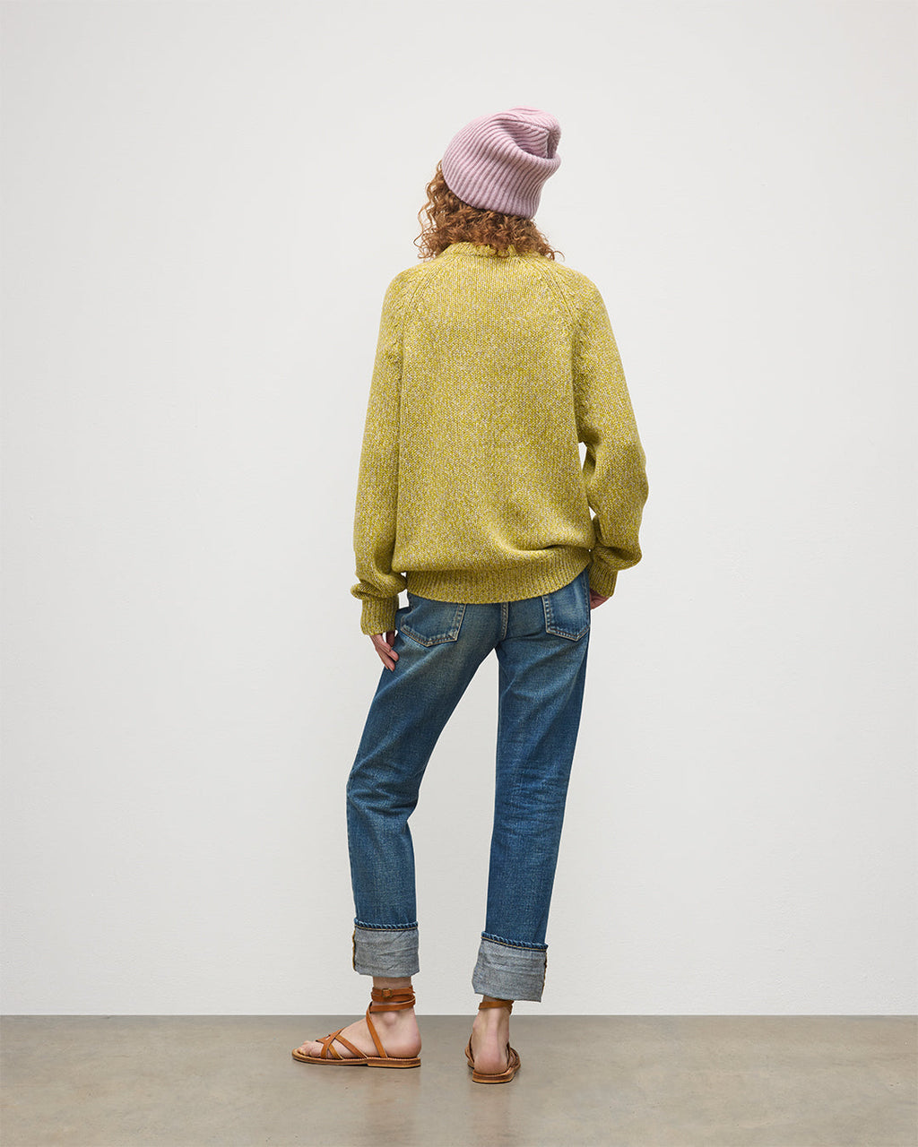 Fyfe Yellow Cashmere Jumper