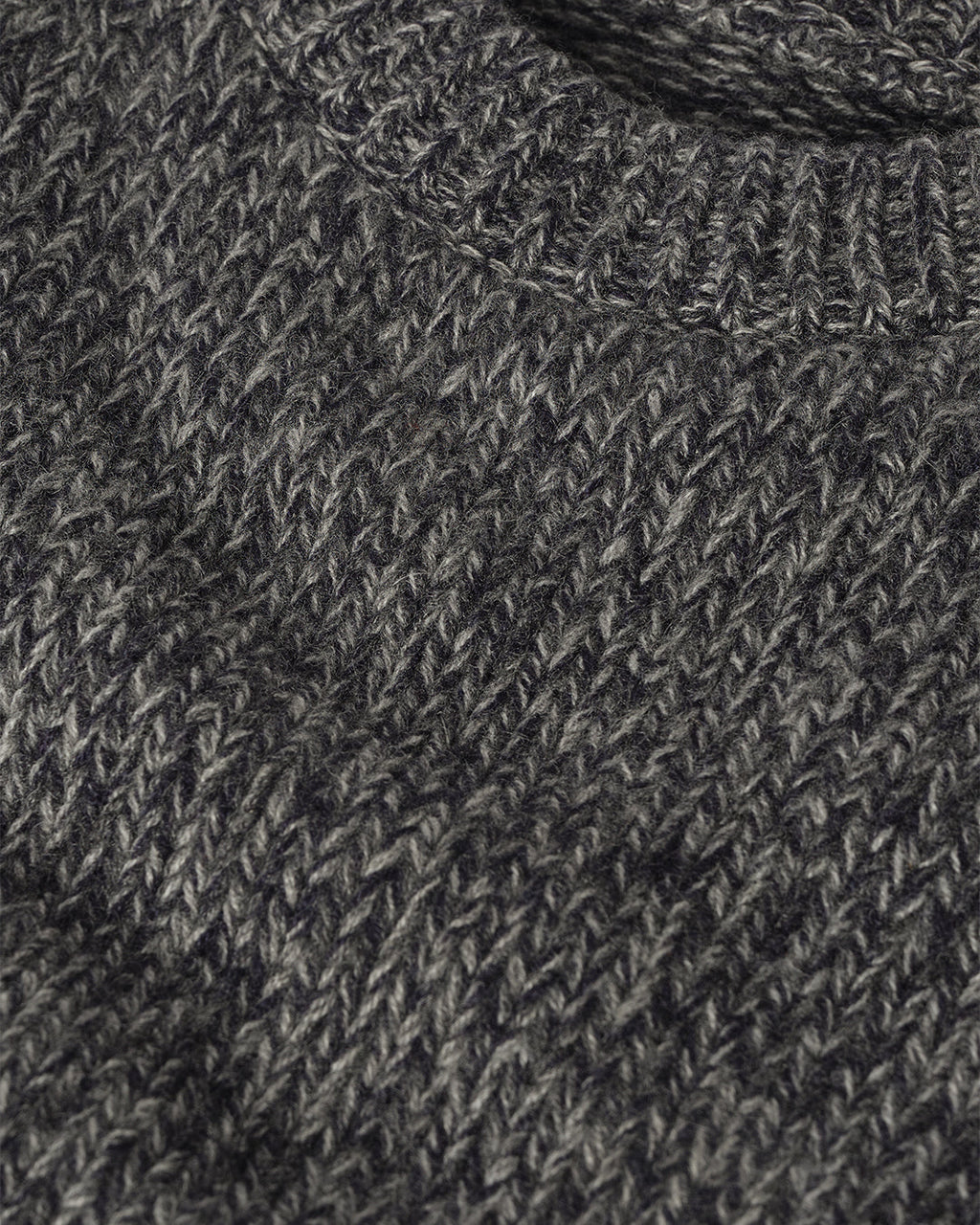 Fyfe Dark Navy Marl Cashmere Jumper