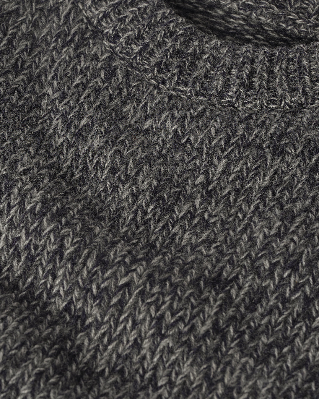 Fyfe Dark Navy Marl Cashmere Jumper