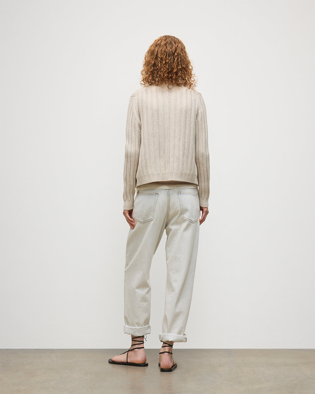 Lecht Natural Cashmere Crew Cardigan