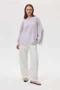 Light Purple Cashmere Cape Jumper
