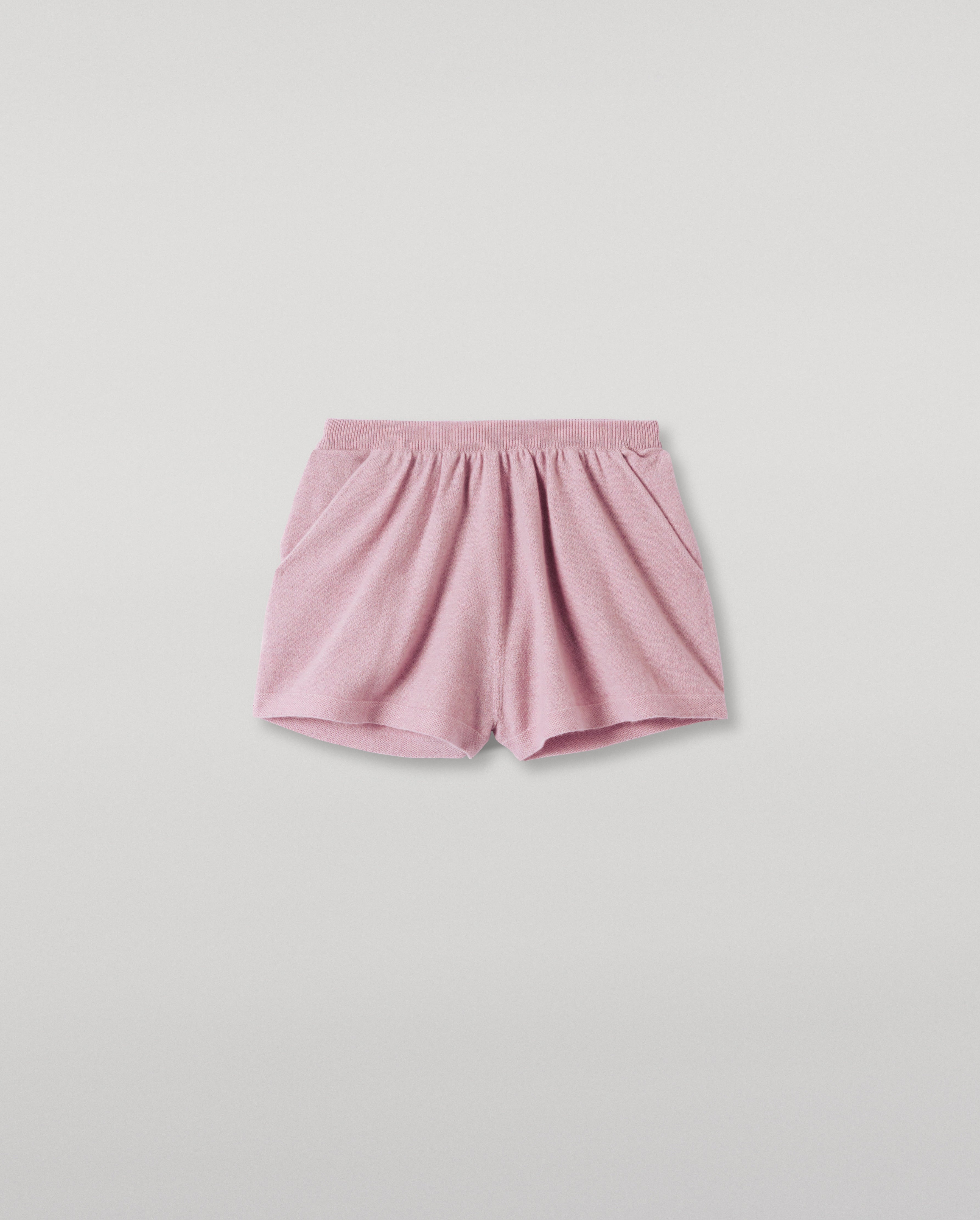 Cove Light Pink Cashmere Shorts