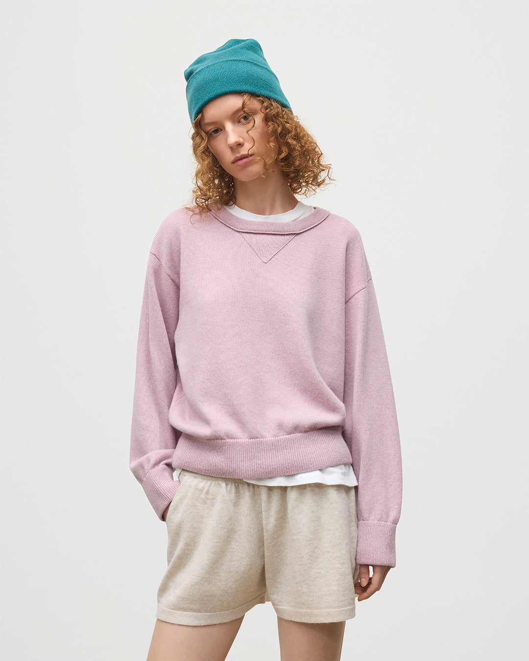 Cove Natural Cashmere Shorts
