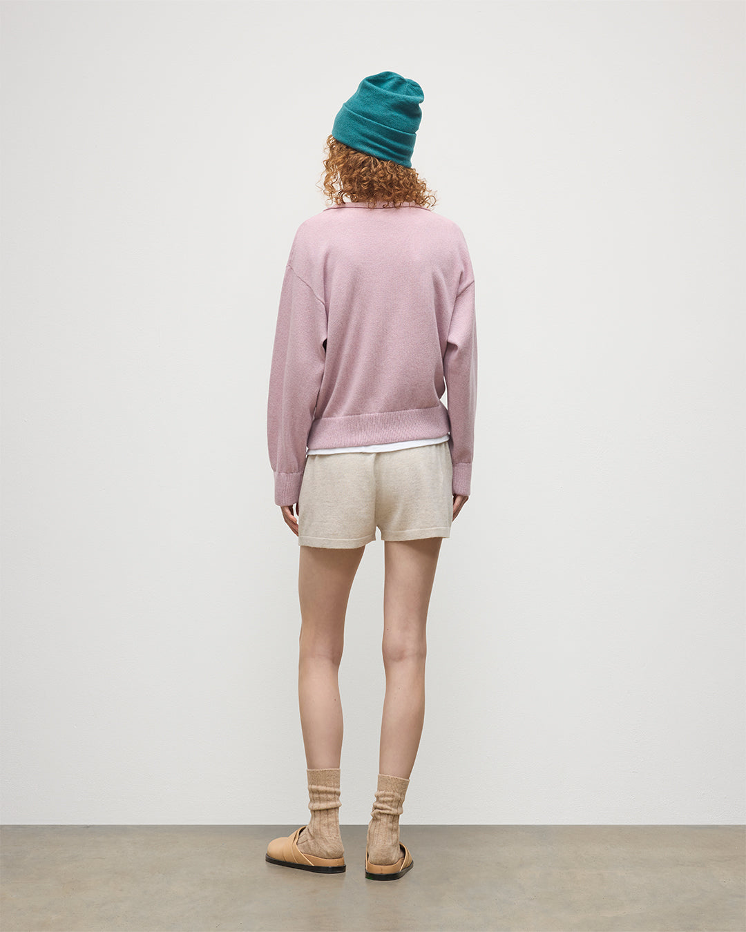 Cove Natural Cashmere Shorts