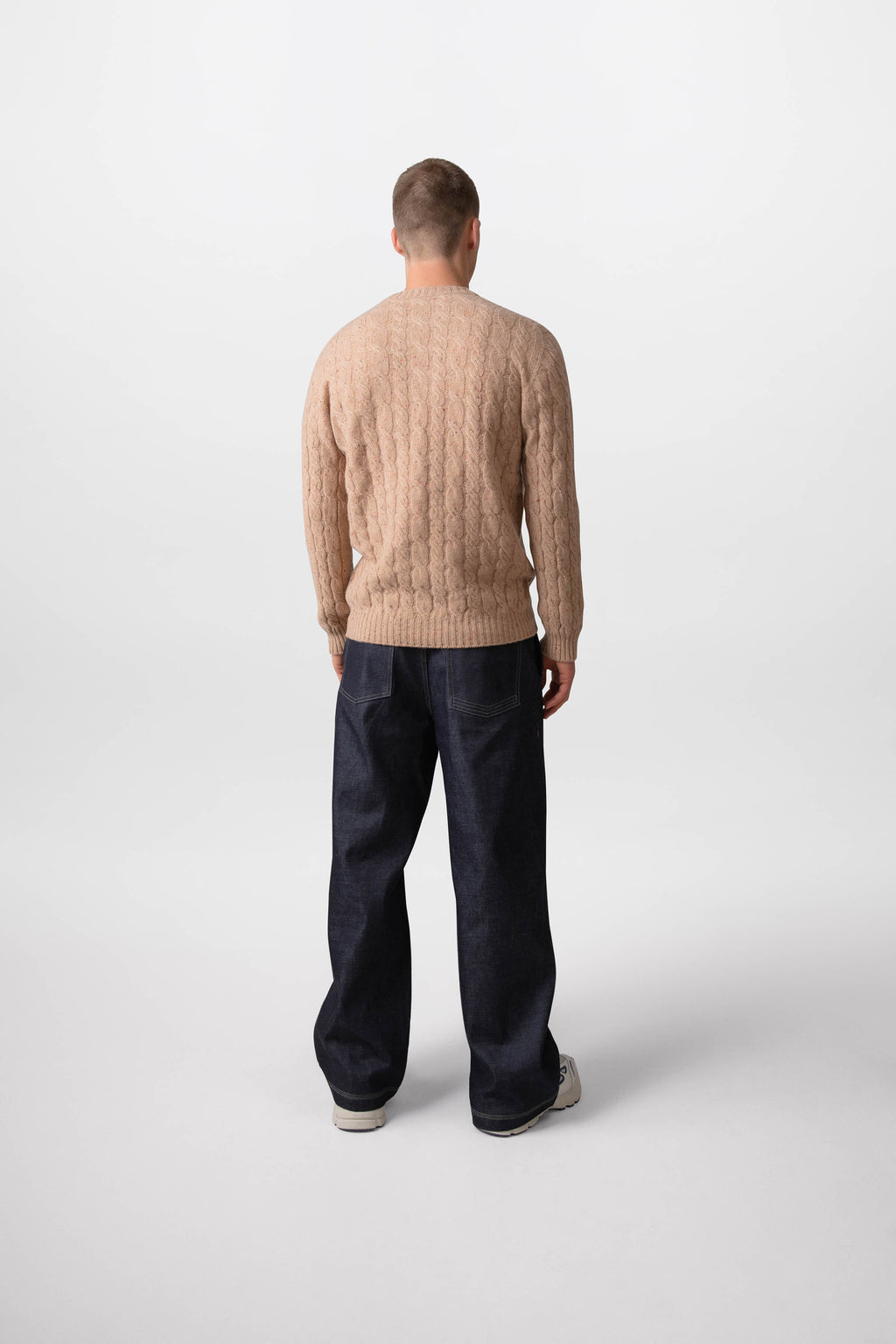Donegal Cashmere Cable Jumper