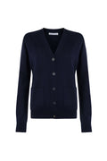 Classic Cashmere Navy Boyfriend Cardigan
