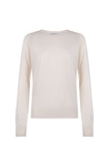 Cream Cashmere Round Neck Jumper