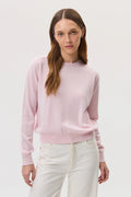 Classic Cashmere Light Pink Round Neck Jumper