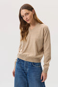 Classic Natural Cashmere V Neck Jumper