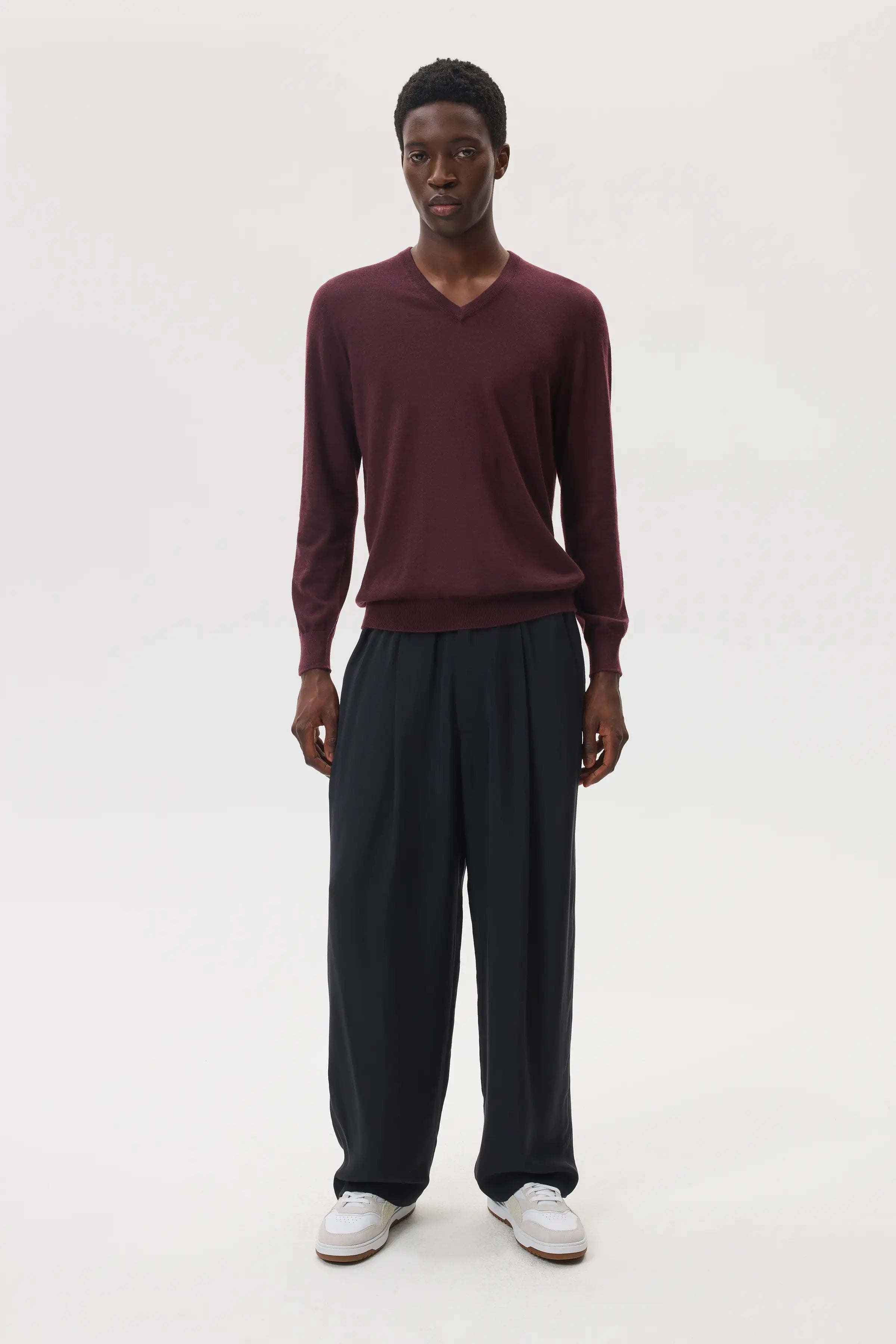 Superfine Cashmere V Neck