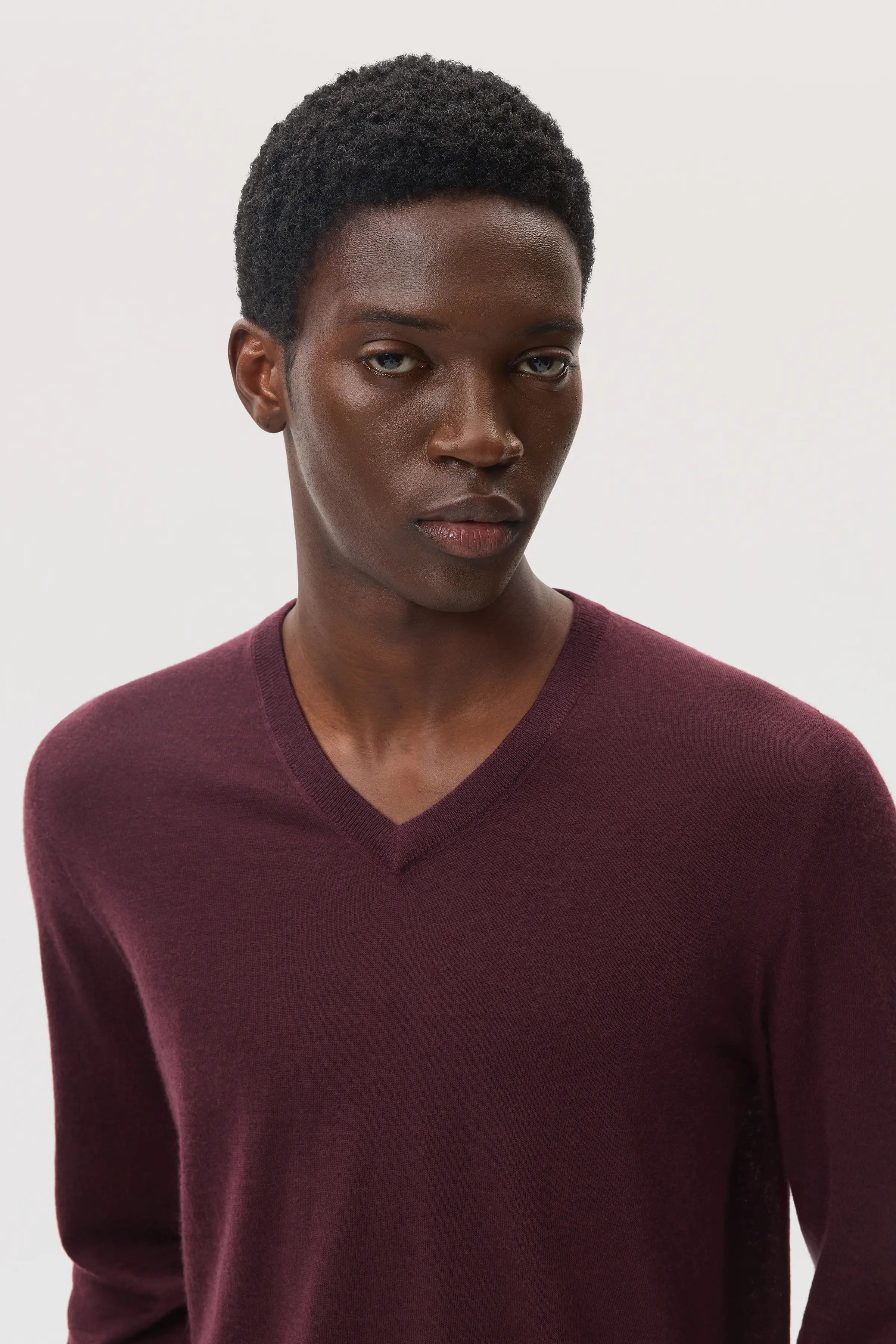 Superfine Cashmere V Neck