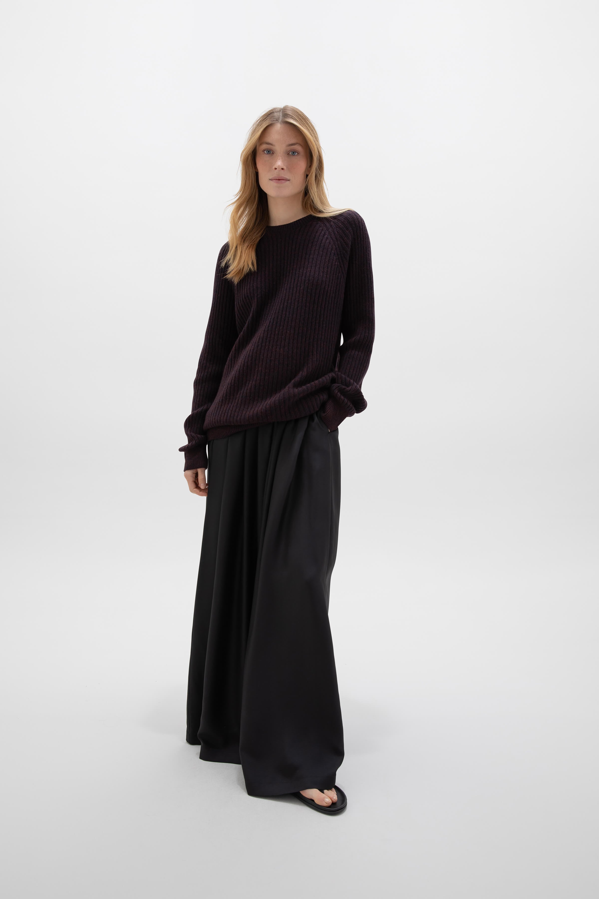 Cashmere Dark Brown Marl Jumper