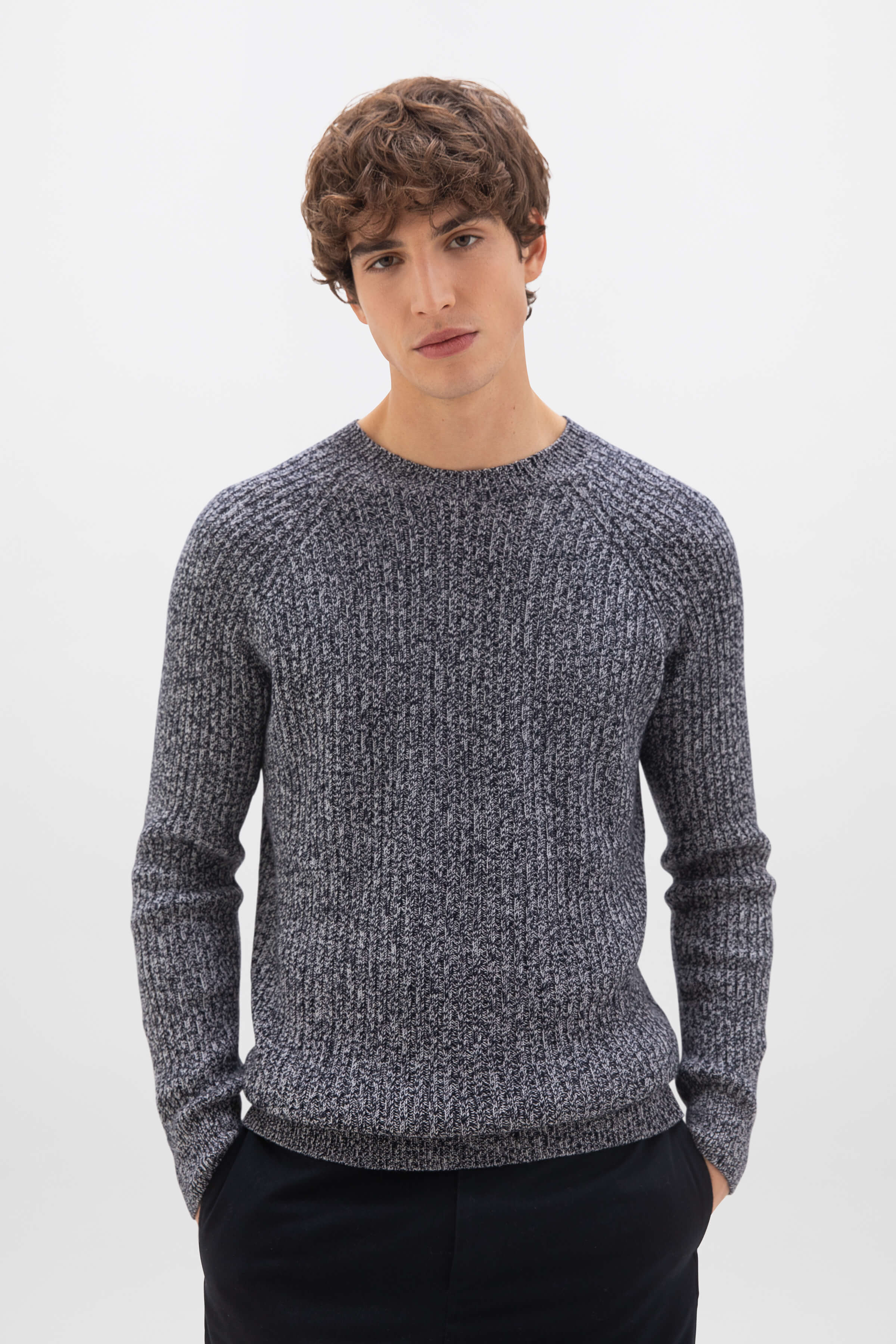 Cashmere Dark Navy Marl Jumper