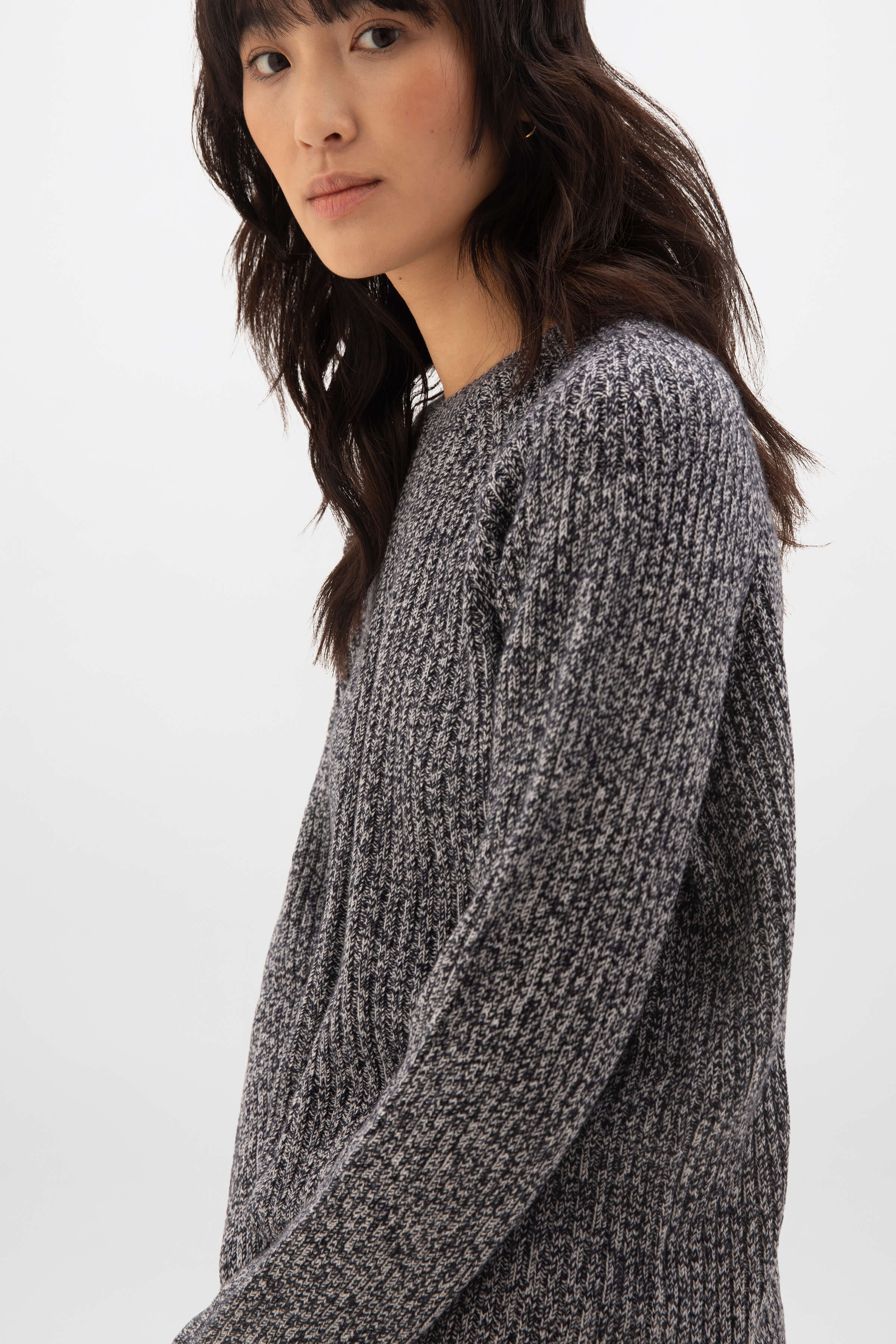 Cashmere Dark Navy Marl Jumper