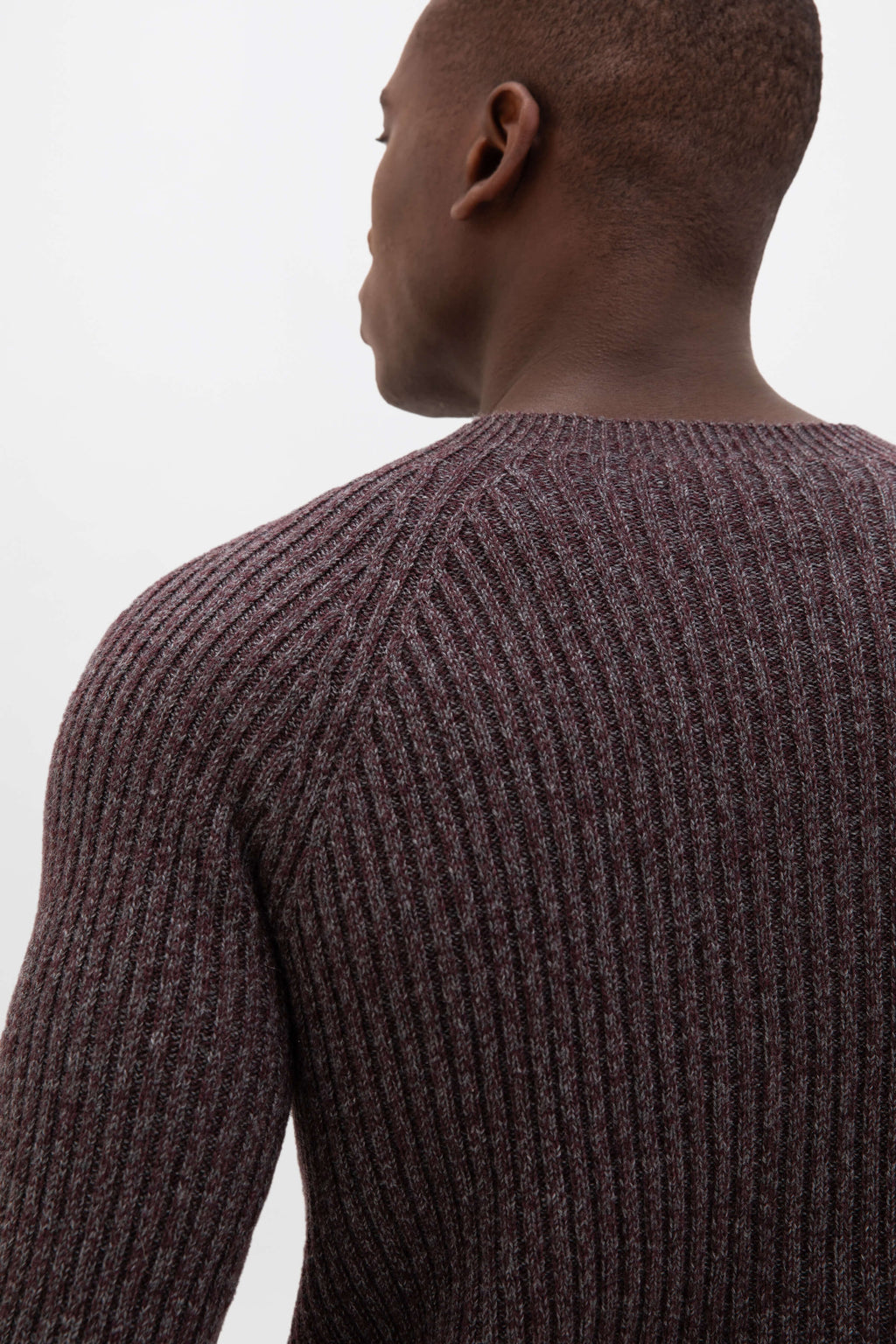 Cashmere Dark Red Marl Jumper