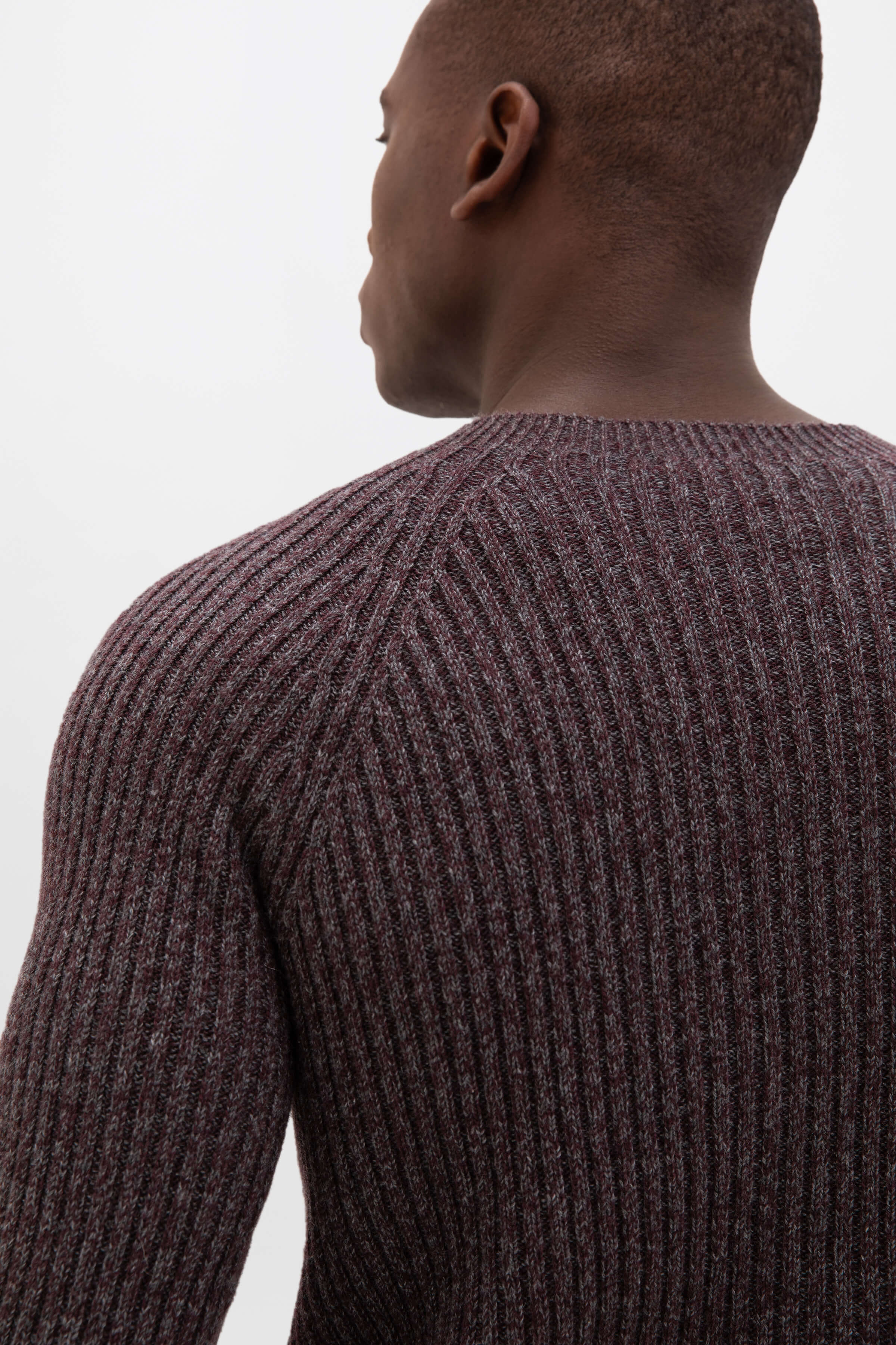 Cashmere Dark Red Marl Jumper