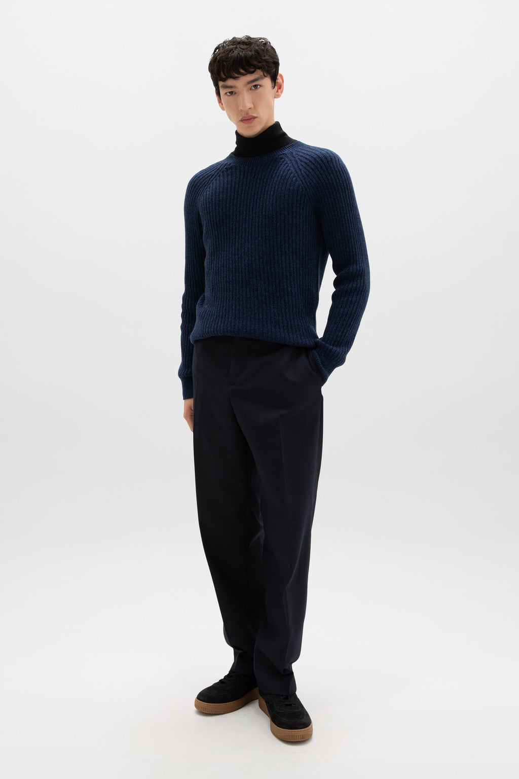 Cashmere Mid Blue Marl Jumper