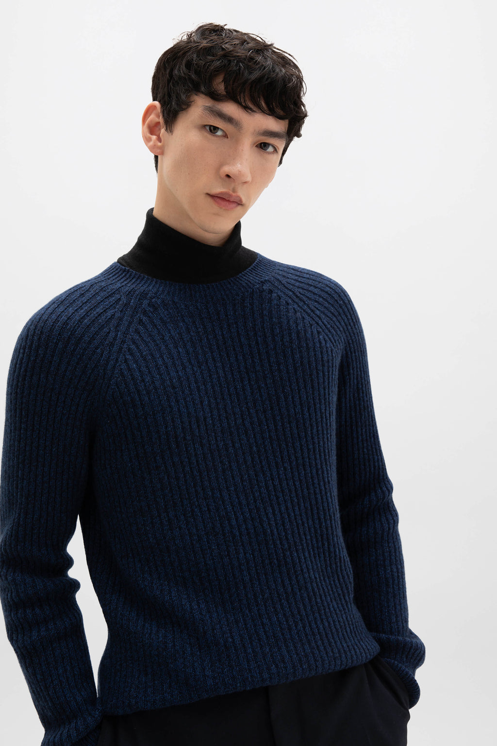 Cashmere Mid Blue Marl Jumper